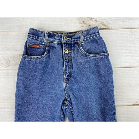 Vintage Lawman Jeans Womens Jr 3 Western Denim High Rise Bareback Cowgirl Button - Picture 2 of 11